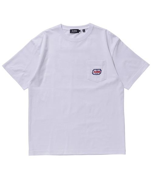 XLARGE(エクストララージ)の「S/S POCKET TEE LOGO MARK(Tシャツ/カットソー・メンズ・ブラック/ホワイト/ネイビー・M/XL/L/S)」の7枚目の写真