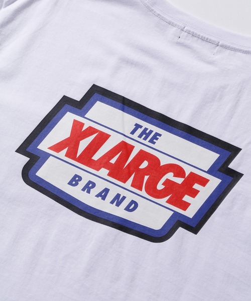 XLARGE(エクストララージ)の「S/S POCKET TEE LOGO MARK(Tシャツ/カットソー・メンズ・ブラック/ホワイト/ネイビー・M/XL/L/S)」の4枚目の写真