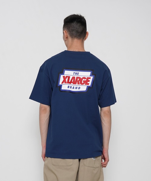 XLARGE(エクストララージ)の「S/S POCKET TEE LOGO MARK(Tシャツ/カットソー・メンズ・ブラック/ホワイト/ネイビー・M/XL/L/S)」の14枚目の写真
