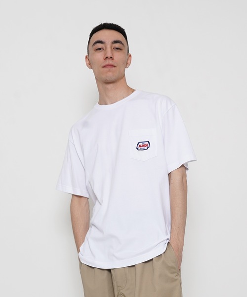 XLARGE(エクストララージ)の「S/S POCKET TEE LOGO MARK(Tシャツ/カットソー・メンズ・ブラック/ホワイト/ネイビー・M/XL/L/S)」の15枚目の写真