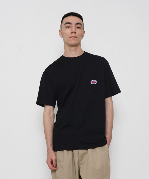XLARGE(エクストララージ)の「S/S POCKET TEE LOGO MARK(Tシャツ/カットソー・メンズ・ブラック/ホワイト/ネイビー・M/XL/L/S)」の10枚目の写真