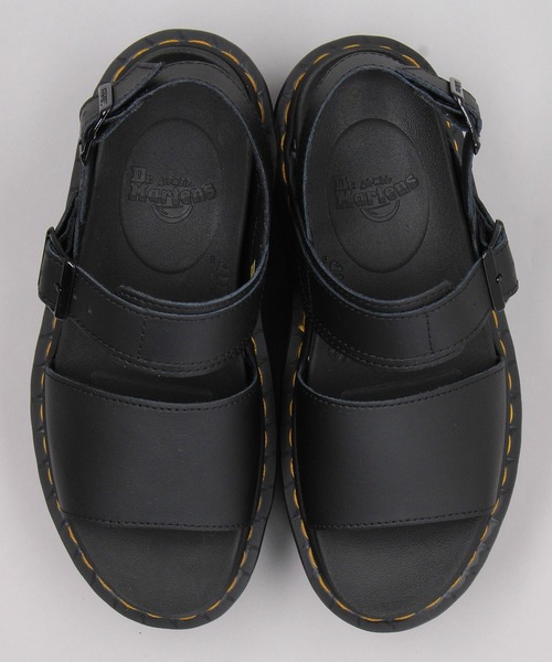 Dr. Martens（ドクターマーチン）の「【Dr.Martens /ドクターマーチン】VOSS QUAD 厚底プラットフォームサンダル（サンダル・レディース・ホワイト/ブラック・4/3/5）」の10枚目の写真