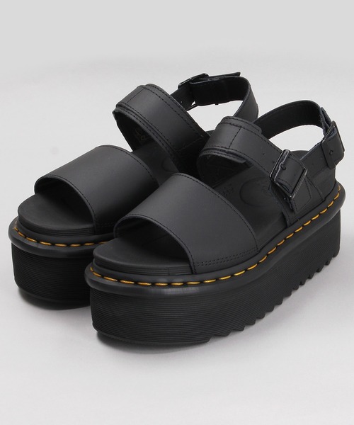 Dr. Martens（ドクターマーチン）の「【Dr.Martens /ドクターマーチン】VOSS QUAD 厚底プラットフォームサンダル（サンダル・レディース・ホワイト/ブラック・4/3/5）」の13枚目の写真