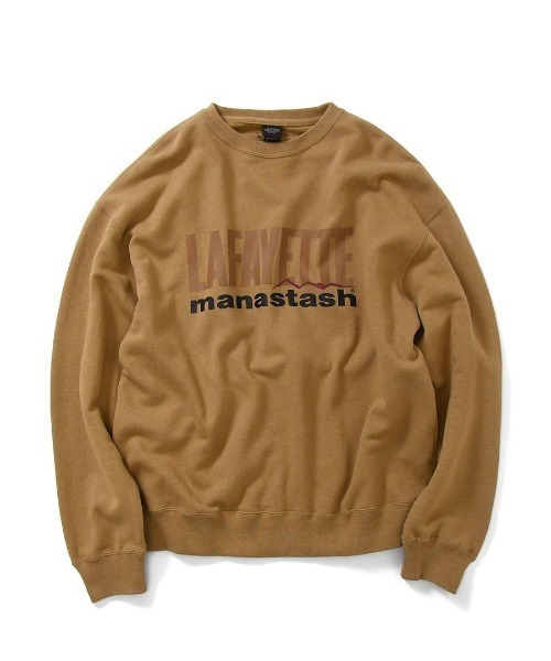 MANASTASH（マナスタッシュ）の「MANASTASH×LFYT/マナスタッシュ×エルエフワイティー　HEMP LOGO CREW SWEAT ヘンプロゴスウェット（スウェット・メンズ・ブラック/カーキ/ラベンダー・MEDIUM/LARGE/X-LARGE）」の5枚目の写真