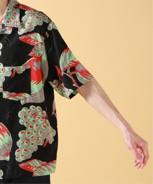 NOMA t.d./ノーマティーディー　ポロシャツ　ジャーナルスタンダード購入 NOMA t.d. / ノーマ ティーディー】別注 FLOWERオープンカラー