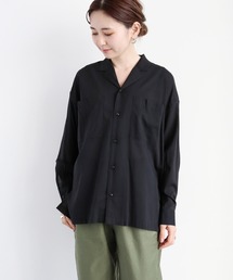 AMERICAN HOLIC | とろみ開襟ドレープポケットシャツ(シャツ/ブラウス)