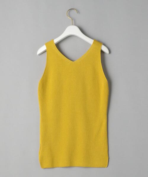BEAUTY&YOUTH UNITED ARROWS（ビューティーアンドユースユナイテッドアローズ）の「BY リブキャミソールニット -ウォッシャブル-（キャミソール・レディース・ブラック/モカ/イエロー・FREE）」の11枚目の写真