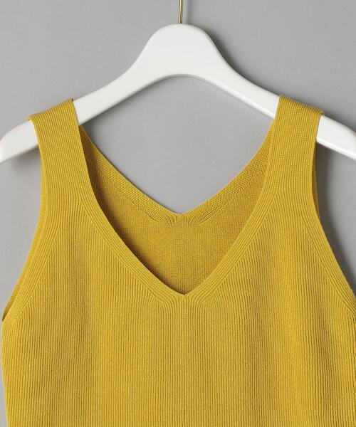 BEAUTY&YOUTH UNITED ARROWS（ビューティーアンドユースユナイテッドアローズ）の「BY リブキャミソールニット -ウォッシャブル-（キャミソール・レディース・ブラック/モカ/イエロー・FREE）」の13枚目の写真