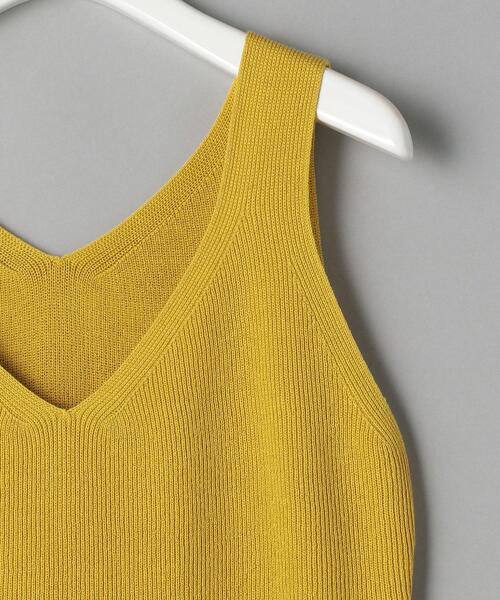 BEAUTY&YOUTH UNITED ARROWS（ビューティーアンドユースユナイテッドアローズ）の「BY リブキャミソールニット -ウォッシャブル-（キャミソール・レディース・ブラック/モカ/イエロー・FREE）」の14枚目の写真