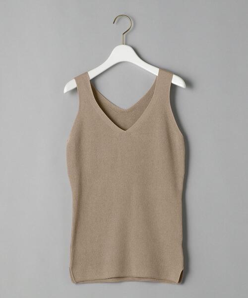 BEAUTY&YOUTH UNITED ARROWS（ビューティーアンドユースユナイテッドアローズ）の「BY リブキャミソールニット -ウォッシャブル-（キャミソール・レディース・ブラック/モカ/イエロー・FREE）」の19枚目の写真