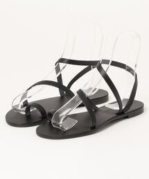 NICOLAS LAINAS | 【NICOLAS LAINAS/ニコラスライナス】レザーストラップ　ヌーディサンダル(サンダル)