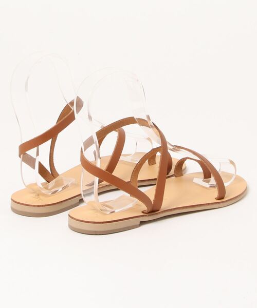 NICOLAS LAINAS（ニコラスライナス）の「【NICOLAS LAINAS/ニコラスライナス】レザーストラップ　ヌーディサンダル（サンダル・レディース・ブラック/ゴールド/ブラウン・38/37/36）」の5枚目の写真