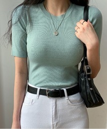 MERONGSHOP パステルマカロンニットT