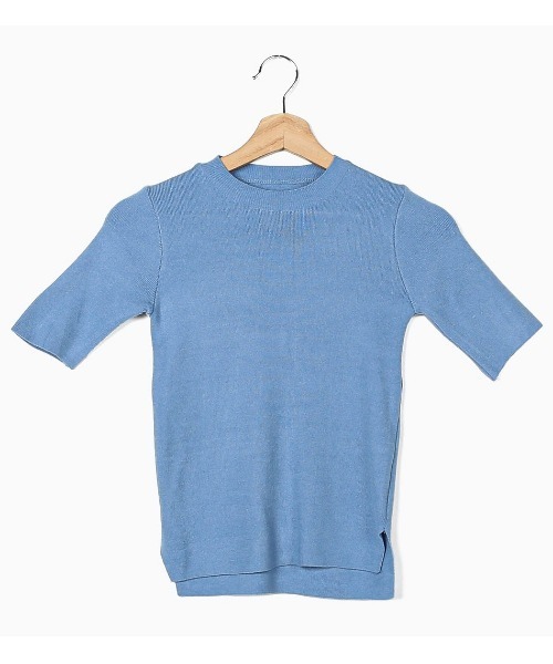 merongshop（メロンショップ）の「MERONGSHOP パステルマカロンニットT（Tシャツ/カットソー・レディース・スカイブルー/ブラック/ピンク/イエロー/アイボリー/ブルー・FREE）」の19枚目の写真