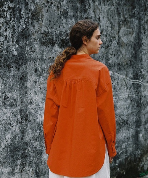 chuclla(チュクラ)の「【LeonoraYang】Washed cotton shirt chw1517(シャツ/ブラウス・レディース・オレンジ・S/M/L)」の9枚目の写真