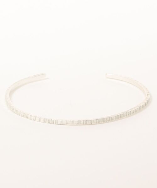 V Sss Sv925 キラキラ 槌目バングル ハンドメイド バングル リストバンド Tone トーン のファッション通販 Zozotown