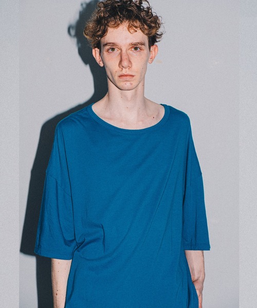 VIRGOwearworks(ヴァルゴウェアワークス)の「PERFECTION 21(BIG) SUN(Tシャツ/カットソー・メンズ・オレンジ/アクア・2/3)」の3枚目の写真