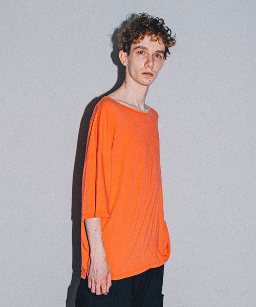 VIRGOwearworks(ヴァルゴウェアワークス)の「PERFECTION 21(BIG) SUN(Tシャツ/カットソー・メンズ・オレンジ/アクア・2/3)」の5枚目の写真
