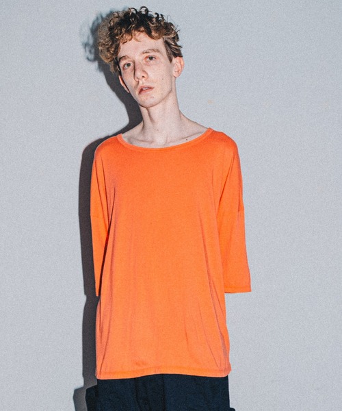 VIRGOwearworks(ヴァルゴウェアワークス)の「PERFECTION 21(BIG) SUN(Tシャツ/カットソー・メンズ・オレンジ/アクア・2/3)」の6枚目の写真