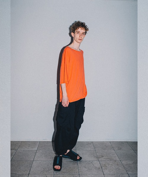 VIRGOwearworks(ヴァルゴウェアワークス)の「PERFECTION 21(BIG) SUN(Tシャツ/カットソー・メンズ・オレンジ/アクア・2/3)」の8枚目の写真