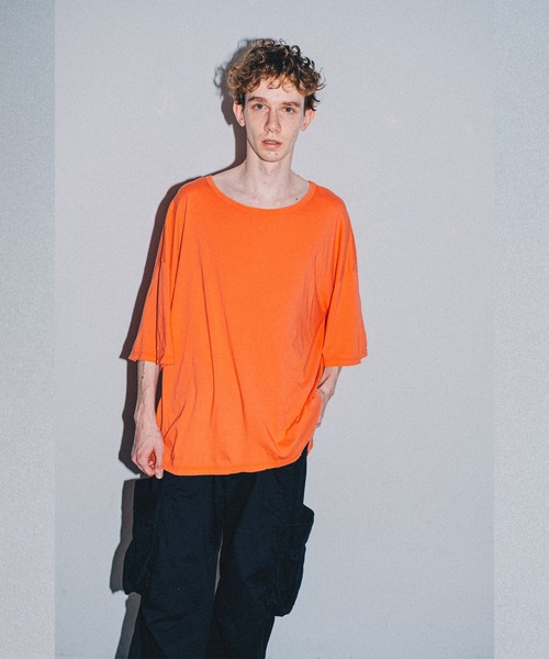 VIRGOwearworks(ヴァルゴウェアワークス)の「PERFECTION 21(BIG) SUN(Tシャツ/カットソー・メンズ・オレンジ/アクア・2/3)」の9枚目の写真