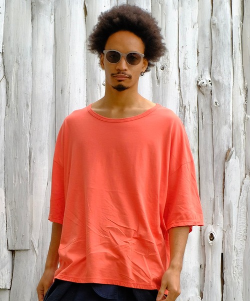 VIRGOwearworks(ヴァルゴウェアワークス)の「PERFECTION 21(BIG) SUN(Tシャツ/カットソー・メンズ・オレンジ/アクア・2/3)」の20枚目の写真