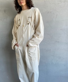 コーデュロイリボンオールインワン（つなぎ/オールインワン）｜PERNA