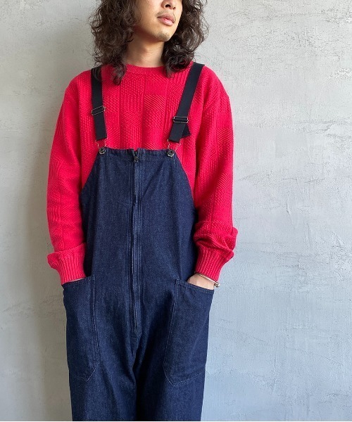 JAPAN BLUE/ジャパンブルー] シェフオーバーオール（サロペット