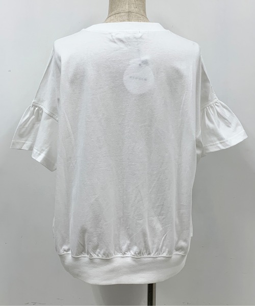 PICCIN(ピッチン)の「リボン付カットソー(Tシャツ/カットソー・レディース・ブラック/ベージュ/オフホワイト・M)」の8枚目の写真
