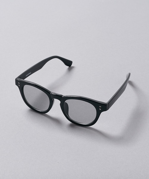 CIAOPANIC(チャオパニック)の「ウェリントンセルフレームグラス(メガネ・メンズ・グリーン系その他2/ブラック・ONE SIZE)」の1枚目の写真