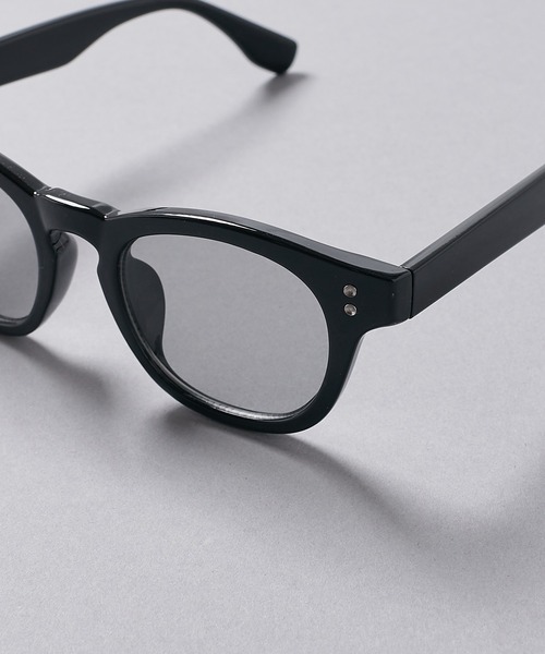 CIAOPANIC(チャオパニック)の「ウェリントンセルフレームグラス(メガネ・メンズ・グリーン系その他2/ブラック・ONE SIZE)」の5枚目の写真