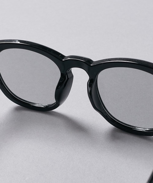 CIAOPANIC(チャオパニック)の「ウェリントンセルフレームグラス(メガネ・メンズ・グリーン系その他2/ブラック・ONE SIZE)」の8枚目の写真