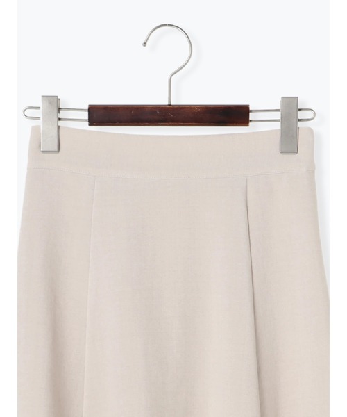Te chichi（テチチ）の「麻調Aラインフレアスカート（スカート・レディース・ネイビー/オリーブ/ライトベージュ・MEDIUM/SMALL）」の4枚目の写真