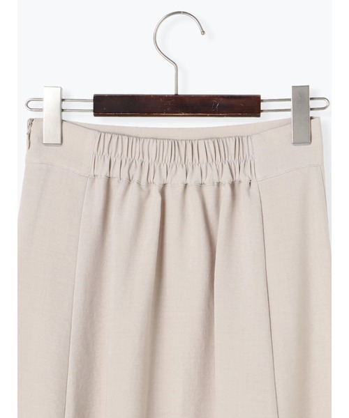 Te chichi（テチチ）の「麻調Aラインフレアスカート（スカート・レディース・ネイビー/オリーブ/ライトベージュ・MEDIUM/SMALL）」の12枚目の写真