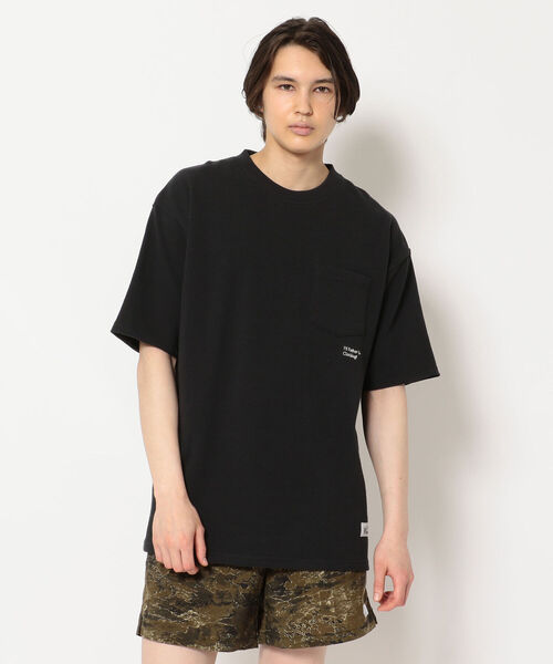 MANASTASH（マナスタッシュ）の「MANASTASH/マナスタッシュ　KANOKO SS TEE 鹿の子ショートスリーブティー（Tシャツ/カットソー・メンズ・ホワイト/ブラック/カーキ/パープル・MEDIUM/LARGE/X-LARGE）」の2枚目の写真