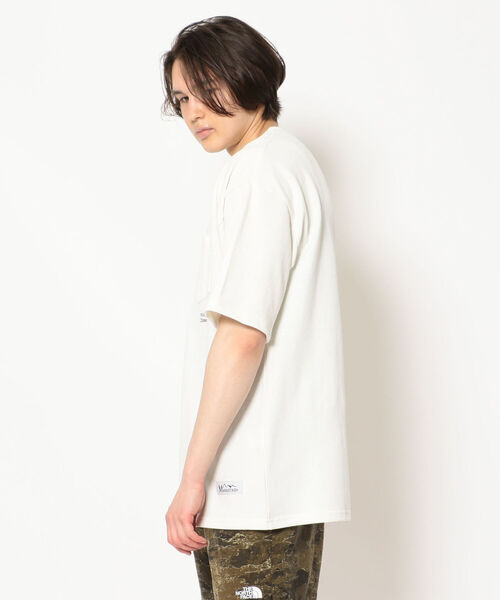 MANASTASH（マナスタッシュ）の「MANASTASH/マナスタッシュ　KANOKO SS TEE 鹿の子ショートスリーブティー（Tシャツ/カットソー・メンズ・ホワイト/ブラック/カーキ/パープル・MEDIUM/LARGE/X-LARGE）」の5枚目の写真