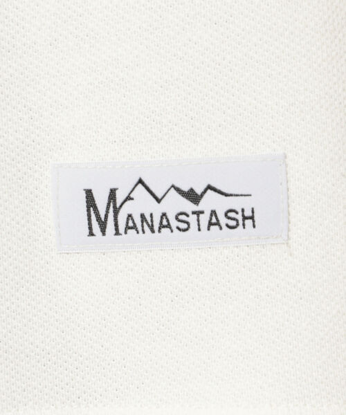 MANASTASH（マナスタッシュ）の「MANASTASH/マナスタッシュ　KANOKO SS TEE 鹿の子ショートスリーブティー（Tシャツ/カットソー・メンズ・ホワイト/ブラック/カーキ/パープル・MEDIUM/LARGE/X-LARGE）」の12枚目の写真