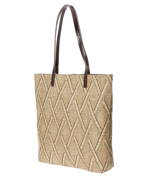 AMERICAN HOLIC（アメリカンホリック）の「雑材トート（トートバッグ・レディース・ベージュ/ブルー/ブラウン・FREE）」の5枚目の写真