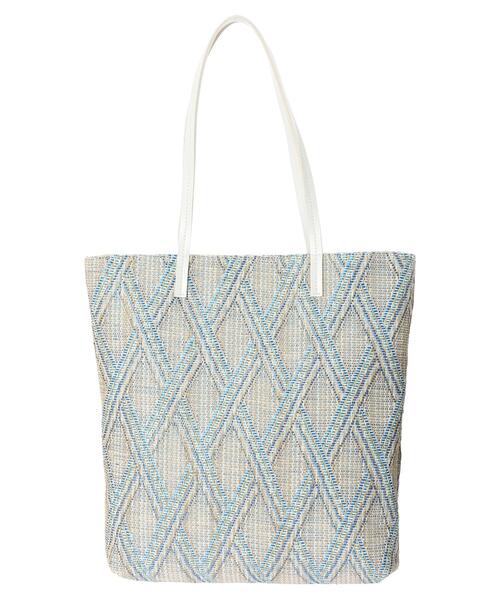 AMERICAN HOLIC（アメリカンホリック）の「雑材トート（トートバッグ・レディース・ベージュ/ブルー/ブラウン・FREE）」の12枚目の写真