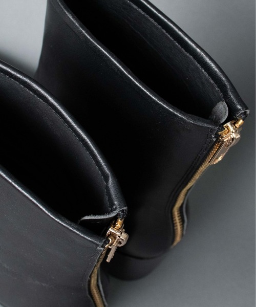 SOL SANA(ソルサナ)の「【 SOLSANA / ソルサナ 】 Ethan Boot チャンキーヒールレザーブーツ(ブーツ・レディース・ブラック・38/36/37)」の3枚目の写真