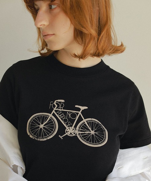 ETRE TOKYO（エトレトウキョウ）の「モチーフプリントTEE（Tシャツ/カットソー・レディース・ホワイト/ブラック/ワイン・FREE）」の10枚目の写真