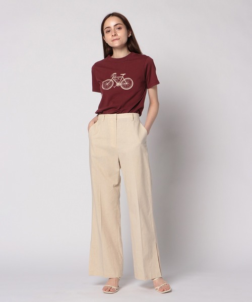 ETRE TOKYO（エトレトウキョウ）の「モチーフプリントTEE（Tシャツ/カットソー・レディース・ホワイト/ブラック/ワイン・FREE）」の12枚目の写真