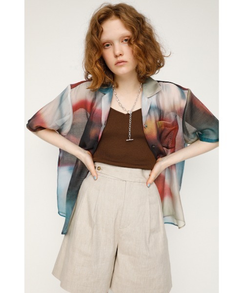 SLY（スライ）の「2WAY KNIT CAMI ニット キャミソール（キャミソール・レディース・ブラック/ブラウン/アイボリー・FREE）」の16枚目の写真