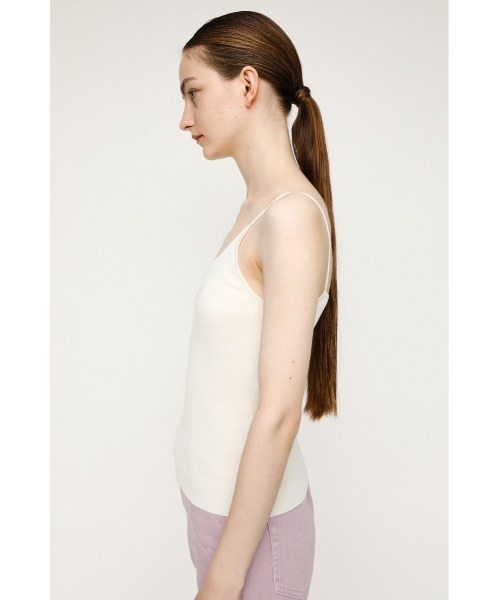 SLY（スライ）の「2WAY KNIT CAMI ニット キャミソール（キャミソール・レディース・ブラック/ブラウン/アイボリー・FREE）」の7枚目の写真