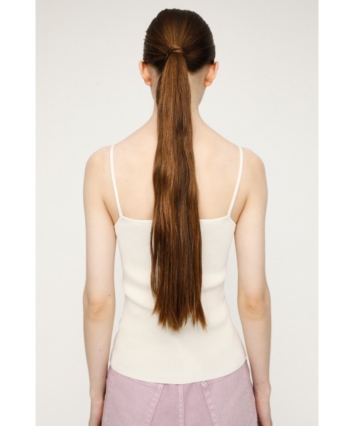 SLY（スライ）の「2WAY KNIT CAMI ニット キャミソール（キャミソール・レディース・ブラック/ブラウン/アイボリー・FREE）」の8枚目の写真