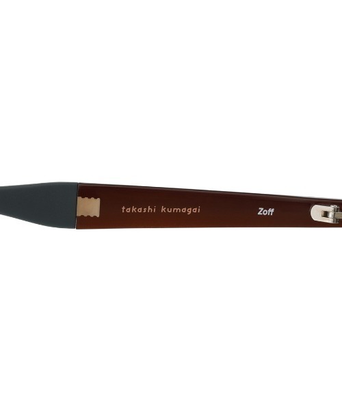 Zoff（ゾフ）の「ウェリントン型 サングラス（偏光レンズ搭載）｜Zoff×takashi kumagai（サングラス・メンズ・ブラウン系その他/ブラウン/ブラック・FREE）」の7枚目の写真