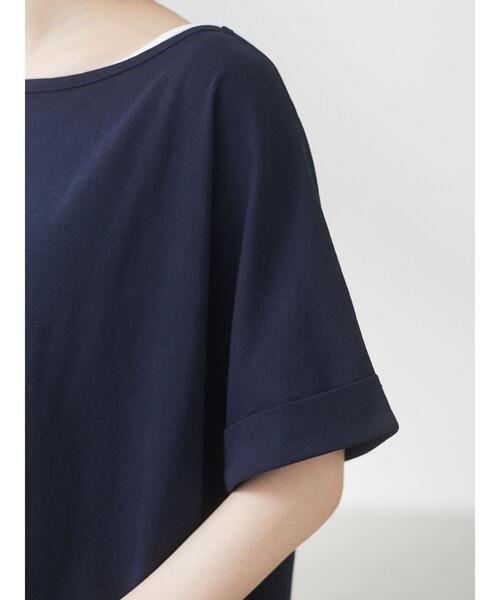 Green　Parks（グリーンパークス）の「SET2点 後ろリボンプルオーバー＊（Tシャツ/カットソー・レディース・ネイビー/カーキ/テラコッタ・FREE）」の13枚目の写真