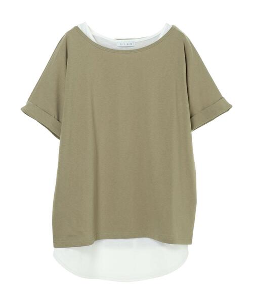 Green　Parks（グリーンパークス）の「SET2点 後ろリボンプルオーバー＊（Tシャツ/カットソー・レディース・ネイビー/カーキ/テラコッタ・FREE）」の5枚目の写真