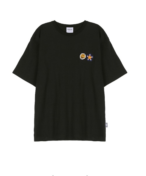 MISTER CHILD★韓国 人気★男女兼用★DOUBLE LOGO T 半袖Tシャツ Qoo10] MISTER CHILD [TXT テヒョン 着用] DOUBLE