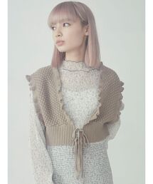 merry jenny | クロシェリボンニットビスチェ(ニット/セーター)